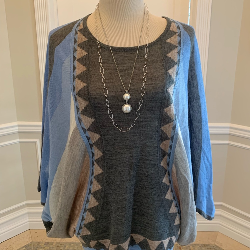 M. Frederick sweater poncho